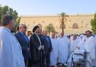 حضور مسئولان حج وزیارت در مسجد شجره و بدرقه نخستین گروه اعزامی به مکه مکرمه